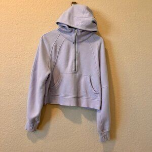 Lululemon  Women's Half Zip Scuba Hoodie Size XS/S Lilac Smoke